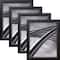 4 Pack: Craig Frames Economy Ebony Hardwood Picture Frame